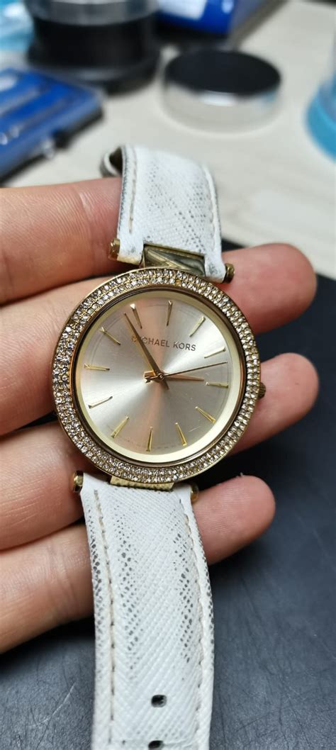 michael kors white strap watch|replacement Michael Kors Watch strap.